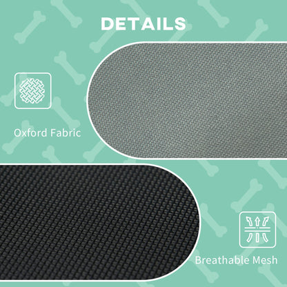 Elevated Cooling Breathable Outdoor Dog Bed with Removable Canopy | Steel frame dog bed | Heat-resistant