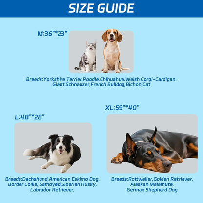 Cooling Dog Bed | Portable Lightweight Breathable Washable Mat